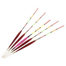 5Pcs/Set Fishing Float Night Luminuous Tackle Glow Stick Wood Accessories with Lead 2024 - buy cheap