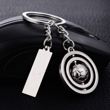 Llaveros de aleación con rotación de Metal para coche, Llaveros creativos de fútbol, joyería y amuletos de regalo, J031, 10 Uds. 2024 - compra barato