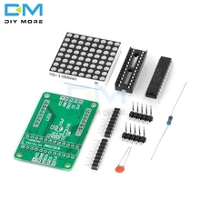 Max7218 7219 8X8 красный светодиодный модуль точечной матрицы MCU Control ler Display Drive Driver Board DIY Kit для Arduino Common Cathode 2024 - купить недорого