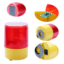 Solar LED Warning Light Rotary Beacon Light Lamp Boat Signal Warming Light Flash Light Alarm Lamp For Traffic Road 2024 - buy cheap