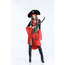 Disfraz de Carnaval de alta calidad para mujer, disfraz del capitán caribeño, disfraces de pirata, vestido Sexy 2024 - compra barato