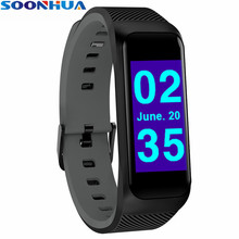 SOONHUA Smart Band Sleep Monitor Blood Pressure Fitness Sport Bracelet Heart Rate Monitor Bluetooth Bracelet For Android IOS 2024 - buy cheap