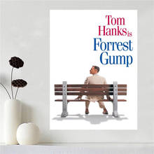 Poster de lona personalizado arte forrest gump cartaz de tecido de pano de parede impressão de tecido de seda sq0513 2024 - compre barato