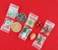 100pcs/lot Green Tree Printing Zip Lock Bag Transparent Plastic Bags Small Gift Bag Jewelry Sample Packaging Bag Zipper Lock 2024 - buy cheap
