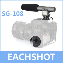 Shenggu SG-108, Directional Stereo Shotgun Microphone SG108 for CANON NIKON PENTAX OLYMPUS PANASONIC D-SLR and Camcorder DV 2024 - buy cheap