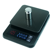 Báscula Digital de precisión para café por goteo con temporizador, 5kg/0,1g, báscula de cocina para el hogar 2024 - compra barato