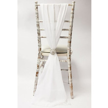 Sashes cadeira chiffon/casamento decoração para casamentos/cadeira sash 20 pcs 2024 - compre barato