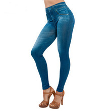 Leggings Jeans for Women Denim Pants with Pocket Slim Leggings Women Fitness Plus Size Leggins S-XXL Black/Gray/Blue 4FN 2024 - buy cheap