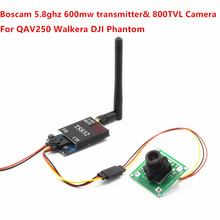 Kit boscam-transmissor de vídeo fpv com câmera de segurança, 5.8ghz, 48 canais, 5.8 mw, ts915, qav250, f450, walkera, dji phantom 2024 - compre barato