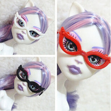 Accesorios para muñecas, juego de 10 unids/set de Mini gafas de plástico para muñecas Monster High, muñecas Demon, casa de muñecas, juguetes para niños, gafas para fiesta, 1/6 2024 - compra barato