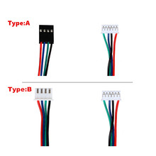 4 шт. 1 м двухфазный кабель DuPont XH2.54 4-контактный до 6-контактный концевой Соединительный кабель для 42 шагового двигателя 2024 - купить недорого