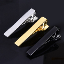 1 Piece Men's Short Tie Clip Silver Fashion 3 Color Simple Gold Male Collar 4.3cm 2024 - buy cheap