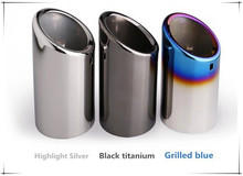 Car-Styling Accessories 1pcs Car Exhaust Tip Muffler Pipe Cover For Volkswagen Golf 6 Golf 7 Mk6 Mk7 Jetta  VW Polo Bora 1.4T 2024 - buy cheap