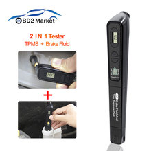 Brake Fluid Liquid Tester Pen with TPMS Tire pressure tester 2 in 1 for DOT3/DOT4/DOT5 Car Auto Vehicle Tools Brake Fluid Tester 2024 - buy cheap