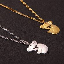 Cute Alloy Koala Pattern Necklace Pendant For Women Animal Design Necklace Fashion Jewelry Gift Wholesale 2024 - buy cheap