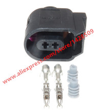 5 Sets 2 Pin Sealed Rear ABS Sensor Connector Plug Wiring For VW Audi Phaeton 6E0 973 702 2024 - buy cheap