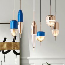 Luminária pendente criativa, estilo nórdico, simples, para restaurante, sala de estar, quarto, café, bar, decoração de bar, lâmpadas led 2024 - compre barato