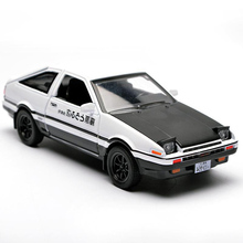 Coche de juguete de simulación AE86 para niños, vehículo de juguete de aleación extraíble, regalo de colección de licencia, sonido óptico, 1:32 2024 - compra barato