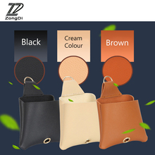 ZD 1X Car Air outlet mobile phone pocket Leather storage bag For Hyundai solaris creta Mazda 3 6 cx-5 Renault megane accessories 2024 - buy cheap