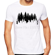 2019 Newest Summer Fashion Urban forest Printed T Shirt  Men's Cool Design High Quality Tops Custom Hipster Tees 2024 - buy cheap