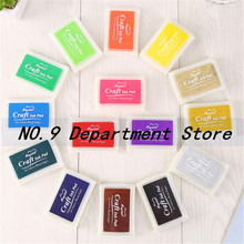 15pcs/lot 15 colors Big Size DIY Scrapbooking Stamp inkpad Crafts Ink Pad Colorful Inkpad Stamps Fingerprint Inkpad Decoration 2024 - buy cheap