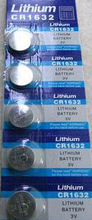 Frete grátis bateria botão lítio 5 argolas 3v cr1632 célula tipo moeda 2024 - compre barato