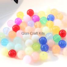 1000pcs 8mm Round Jelly Candy Acrylic Beads of Assorted Colors 2024 - buy cheap