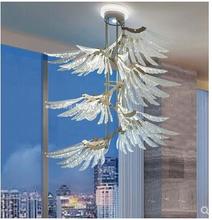 Angel's Wings Modeling Window Living Room loft Restaurant Bedroom Villa Italian Postmodern Nordic Simple Chandelier 2024 - buy cheap