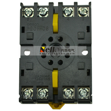 [SA]Genuine  Relay Block P2CF-08 8 hole socket relay base--10pcs/lot 2024 - buy cheap