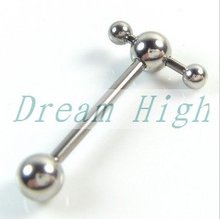 Wholesale Tongue piercing Hot sell cute body piercing Fashion Jewelry 100 pcs/lot 14G 16mm 2022 - buy cheap