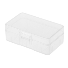 1 PC Mini Transparent Case Holder Storage Box For 1x 9V Battery Or 2x AA Batteries 2024 - buy cheap