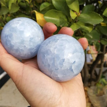 2pcs Natural Blue Kyanite Sphere Ball Crystal Stone Smooth Polished Reiki Healing Chakra Stone Home Decoration 2024 - buy cheap