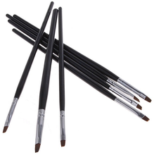 Yayoge 7in1 UV nail art brush Kit Tools accessoires Design Painting Dotting Pen Brushes Bundle styling For UV Nail gel polish 2024 - buy cheap