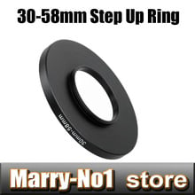 Free shipping 2pcs Black Step Up Filter Ring 30mm to 58mm 30mm -58mm 30-58mm 2024 - buy cheap