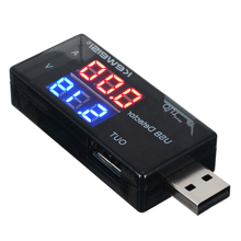 1 cargador USB Doctor voltímetro amperímetro Detector de voltaje de corriente batería medidor de voltaje de alta calidad LED Digital 2024 - compra barato
