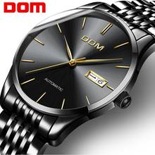 DOM Top Brand Men Watches Automatic Mechanical Watch Waterproof Business Clock Steel Casual Fashion Male Wristwatch Relojes M-89 2024 - buy cheap