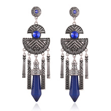 Hot Vintage Retro Boucle d'oreille Femme Pendante Fashion Jewelry Statement Bohemian Long Tassel Drop Earrings For Women 2024 - buy cheap