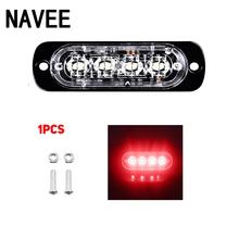 Waterproof 4LED 12W Car Truck Motorbike Strobe Flash Emergency Light Bar Lamp 2024 - buy cheap