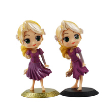15cm Q Posket Figure Toys Princess Tangled Beauty Model Dolls Children Gifts 2024 - buy cheap