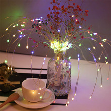 120Leds LED Firework String Light Solar/USB/Battery Power Hanging Fairy Lights Christmas Holiday Party Decoration String Lamps 2024 - buy cheap
