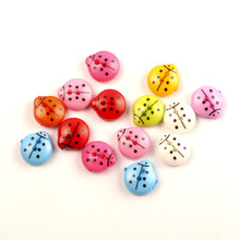 100Pcs Mixed Acrylic Ladybug Sewing Buttons For Clothes Scrapbooking Decorative Needlework Botone Handicraft DIY Accessories 2024 - buy cheap