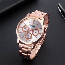 Women watches waterproof stainless steel Fashion Man Crystal Stainless Steel Analog Quartz Wrist Watch relojes para mujer #10 2024 - buy cheap