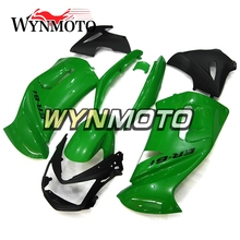 Полностью из абс-пластика обтекатели для Kawasaki ER-6F 2006 2007 2008 ER6F Ninja 650r 08-11 мотоциклетный комплект обтекателей зеленые черные обтекатели 2024 - купить недорого