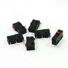 6pcs 125VAC 5A Red Push Button Actuator Momentary Mini Microswitch 3-Pin SPDT 2024 - buy cheap