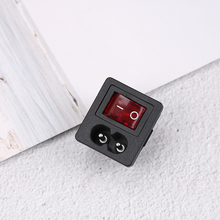 Novo vermelho interruptor de balancim fundido tomada de alimentação de entrada interruptor de fusível conector de plugue por atacado 2024 - compre barato