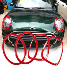 Car Headlight Head Tail Rear Lamps Frame Ring Covers Stickers Housing For Mini Cooper One JCW F55 F56 Car-styling Accessories 2024 - buy cheap