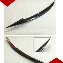 Car styling ACCESSORIES FIT  FOR NISSAN QASHQAI J11 2016 2017 TAILGATE DOOR CARBON FIBER SPOILER COVER TRUNK DOOR LID TRIM 2024 - buy cheap