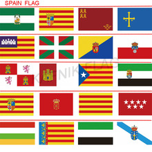 Bandeira kafnik de espanhol/bracelete para decoração de casa, 90*150cm/128*192cm/192*288cm 2024 - compre barato