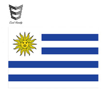 EARLFAMILY 13cm x 8cm estilo de coche Bandera de Uruguay Etiqueta de vinilo de la etiqueta engomada adhesiva país Rou uruguayo impermeable pegatinas de coche 2024 - compra barato