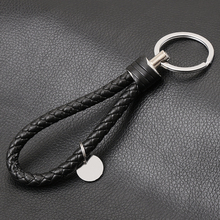 1Pcs Leather Car Key Ring Keychain Keyring Key Holder Fit For BMW For Volkswagen VW Golf 4 5 6 7 For Toyota For ford focus 2 3 4 2024 - buy cheap